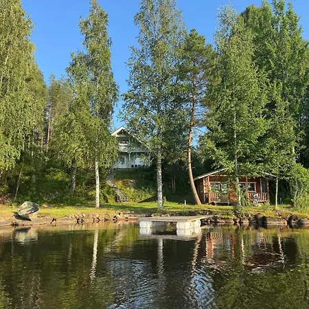 Spacious Log House With Private And Sauna Apartment