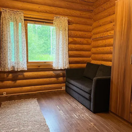 Spacious Log House With Private And Sauna Apartment *