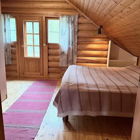 Spacious Log House With Private And Sauna Apartment